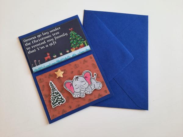 Weihnachtskarte "I'm A Gift"